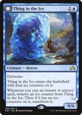 Things in the ice MTG Card